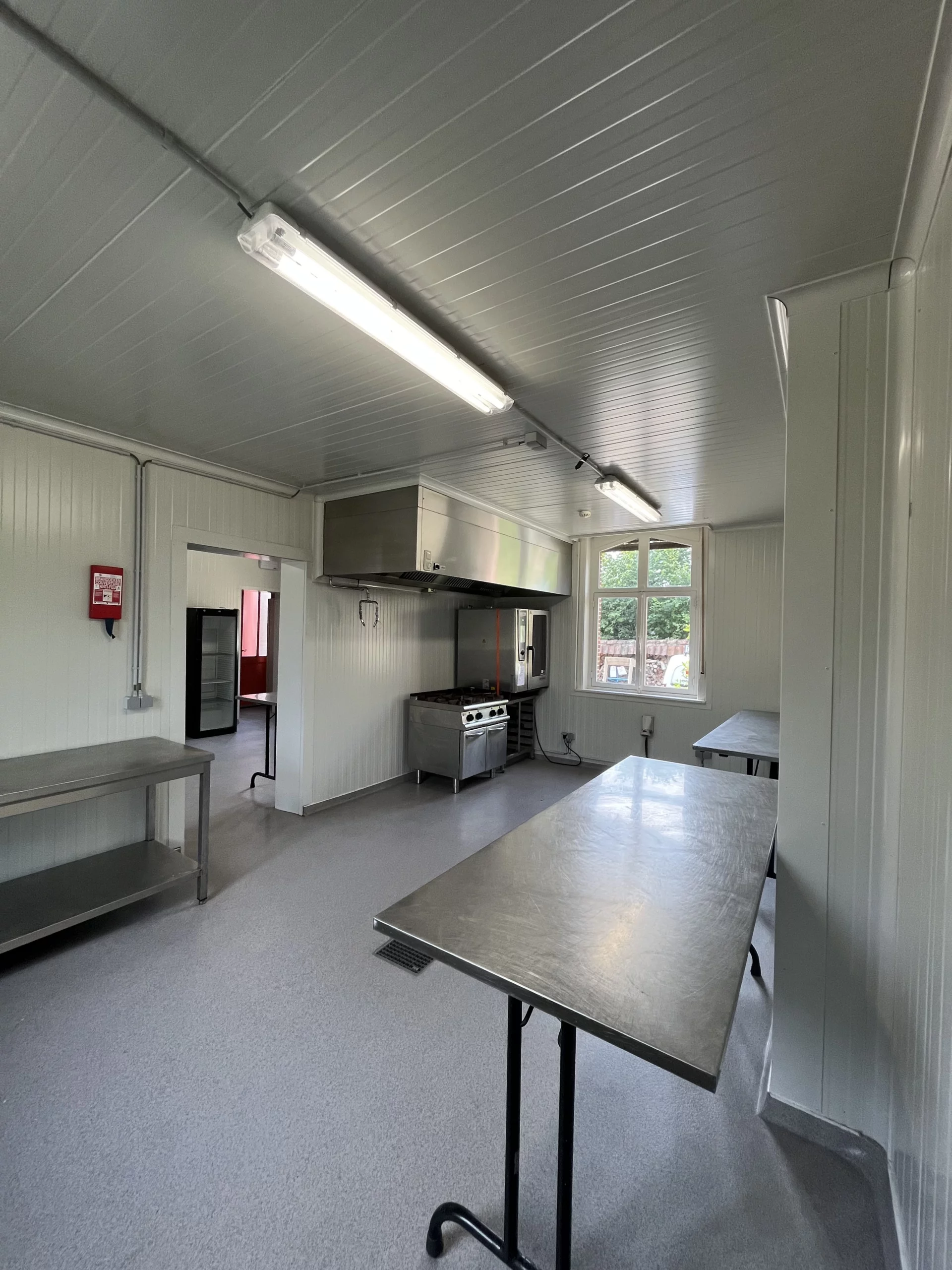 Éclairage technique de la cuisine professionnelle, Château de Beervelde